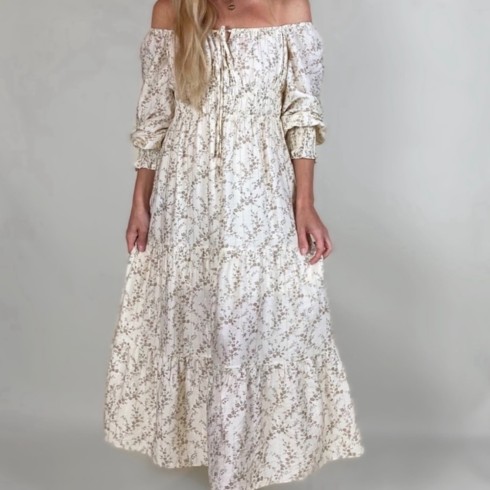 Storia Branches Midi Dress